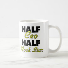 Half Ceo Half Rock Star Mugs