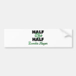Half Cfo Half Zombie Slayer Bumper Sticker