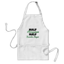 Half Clergyman Half Zombie Slayer Aprons