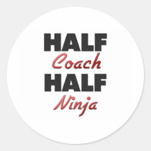 Half Coach Half Ninja Sticker