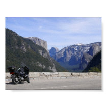 Half Dome and Motorcycle posters