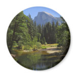 Half Dome From Sentinal Bridge Over The Merced Riv Refrigerator Magnets