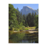 Half Dome From Sentinal Bridge Over The Merced Riv Post Card