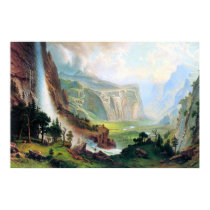 Half Dome in Yosemite by Bierstadt posters