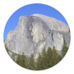Half Dome In Yosemite National Park Great Mountain Round Stickers