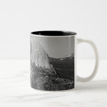 Half Dome is a well known feature in Yosemite Coffee Mugs