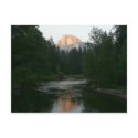 Half Dome Sunset Postcard by mlewallpapers Half Dome Sunset Postcard