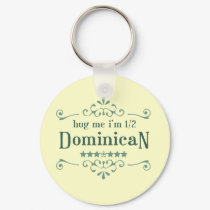 Half Dominican keychains