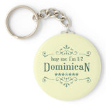 Half Dominican keychains