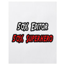 Half Editor Half Superhero Personalized Flyer