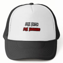 Half Editor Half Superhero hats