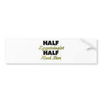 Half Egyptologist Half Rock Star Bumper Stickers
