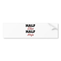 Half Elias Half Ninja Bumper Sticker