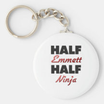 Half Emmett Half Ninja Keychain