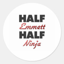 Half Emmett Half Ninja Sticker