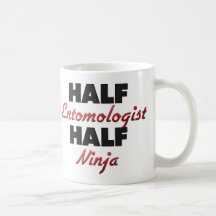 Half Entomologist Half Ninja Mugs