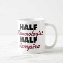 Half Entomologist Half Vampire Coffee Mugs