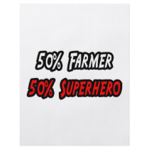 Half Farmer Half Superhero flyers