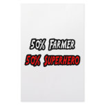 Half Farmer Half Superhero Stationery Design