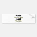 Half Field Trials Officer Half Rock Star Bumper Stickers