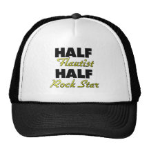 Half Flautist Half Rock Star Trucker Hats