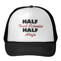 Half Food Scientist Half Ninja Mesh Hat