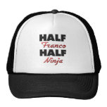 Half Franco Half Ninja Trucker Hats