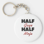 Half Gage Half Ninja Key Chains