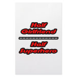 Half Girlfriend Half Superhero Stationery Design