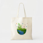 half globe grass butterflies.png canvas bags