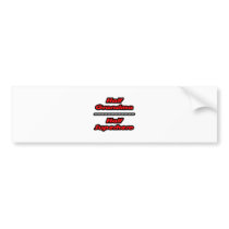 Half Grandma Half Superhero bumper stickers