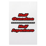 Half Grandma Half Superhero Custom Stationery
