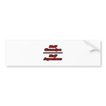 Half Grandpa Half Superhero bumper stickers by Proud_Grandpa_Shirts Half Grandpa Half Superhero bumper stickers