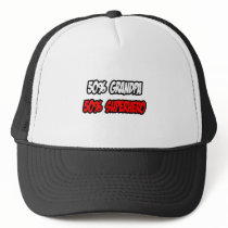 Half Grandpa...Half Superhero Mesh Hat