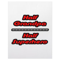 Half Grandpa Half Superhero letterhead