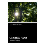 Half&Half Photo 0183 - Sun Through Trees Business Card
