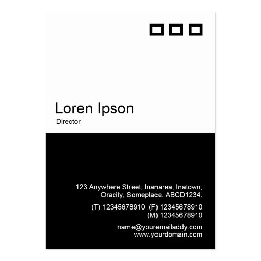 Half&Half Photo 0266 - Autumn in the Park Business Card (back side)