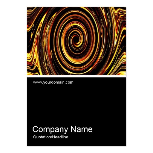 Half&Half Photo 098 - Golden Whirlpool Business Card Template (front side)