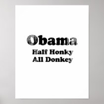 Half Honky All Donkey Faded.png Print