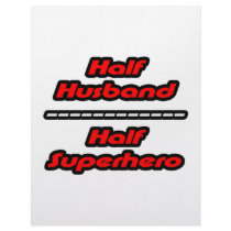 Half Husband Half Superhero letterhead