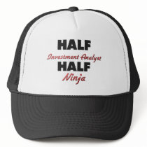Half Investment Analyst Half Ninja Mesh Hats
