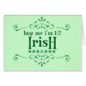 Half Irish cards by smallhandsdesigns Half Irish cards