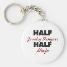 Half Jewelry Designer Half Ninja Key Chain