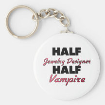 Half Jewelry Designer Half Vampire Key Chain