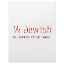 Half Jewish Is Better Than None Custom Letterhead