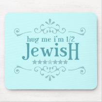 Half Jewish mousepads by smallhandsdesigns Half Jewish mousepads