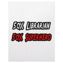 Half Librarian Half Superhero letterhead