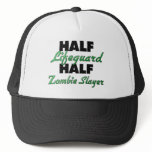 Half Lifeguard Half Zombie Slayer hats