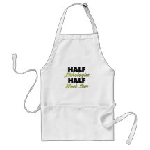 Half Lithologist Half Rock Star Apron