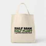 Half Man Half Plant A Goblins favorite food Tote Bag Half Man Half Plant A Goblins favorite food Tote Bag